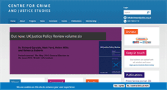 Desktop Screenshot of crimeandjustice.org.uk