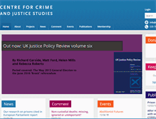 Tablet Screenshot of crimeandjustice.org.uk